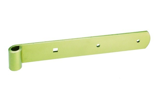 POLLMANN Ladenband, Rolle Ø 10 mm, Ende gerundet, gelb verzinkt