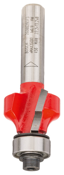 BOSCH Abrundfräser Expert for Wood, 8 mm, D 22,2 mm, R1 4,75 mm, L 13,2 mm, G 55 mm