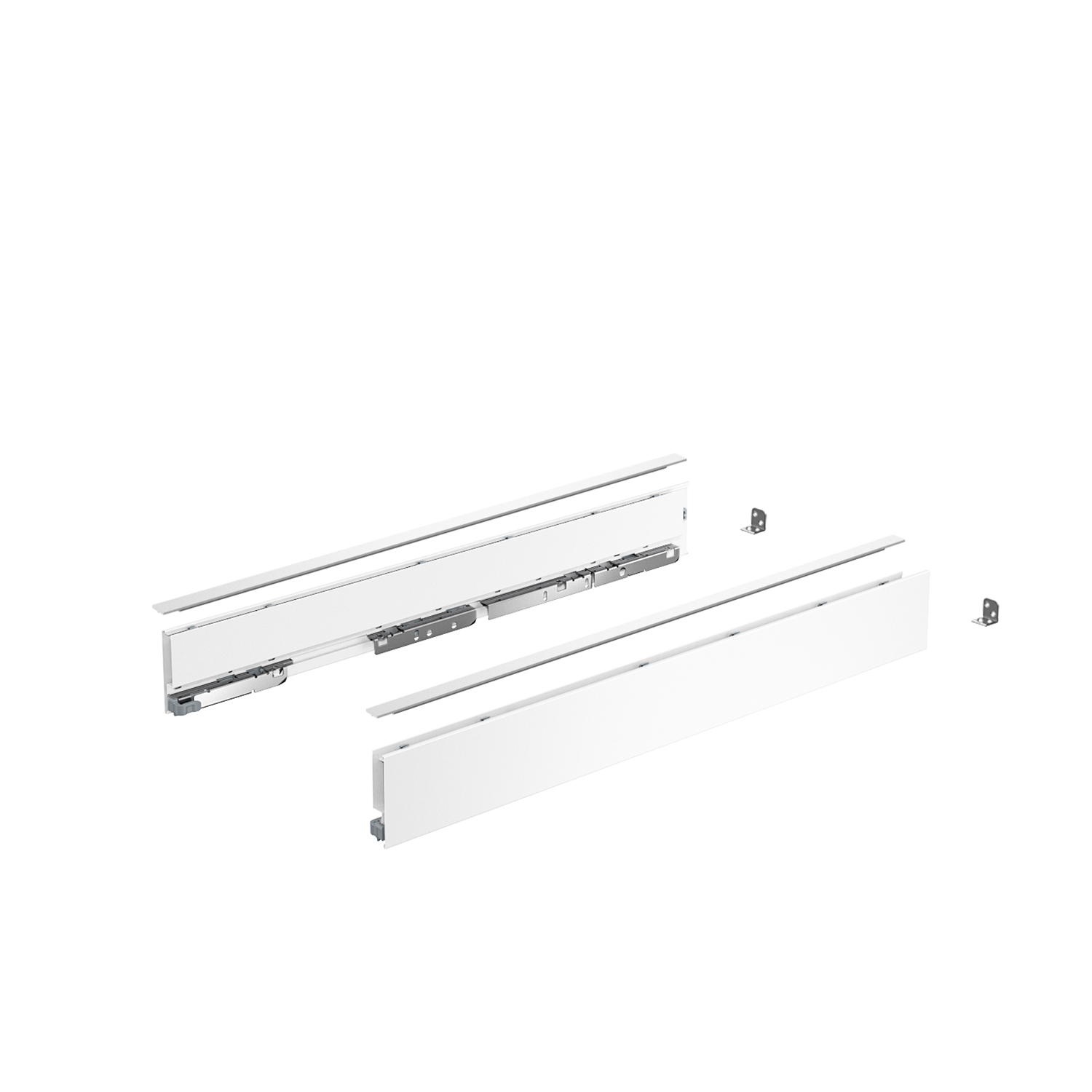 HETTICH AvanTech YOU Set Zarge, Höhe 77 mm x NL 400 mm, weiß, links und rechts, 9353379