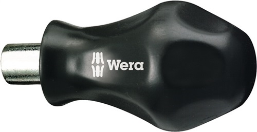 WERA Bithandhalter 811/1 1/4 Zoll m.Magnet Klingen-L.10mm 2K-Griff WERA