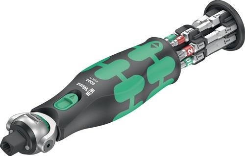 Schwenk- u.U.-Knarre 8009 Zyklop Pocket Set 1 3/8Zoll+1/4 Zoll 72 Z.WERA Schwenk- u.U.-Knarre 8009 Zyklop Pocket Set 1 3/8Zoll+1/4 Zoll 72 Z.WERA