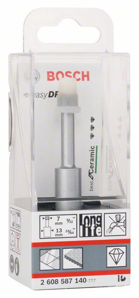 BOSCH Diamanttrockenbohrer Easy Dry Best for Ceramic, 7 x 33 mm