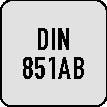 ALPEN T-Nutenfräser DIN 851AB TypN D.28mm HSS-Co Verz.Kreuz Z.8 MAYKESTAG