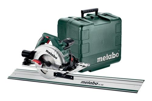 METABO Handkreissäge KS 55 FS Set Leist.1200W Sägeblatt-D160xBohrung20mm m.Führungssch.