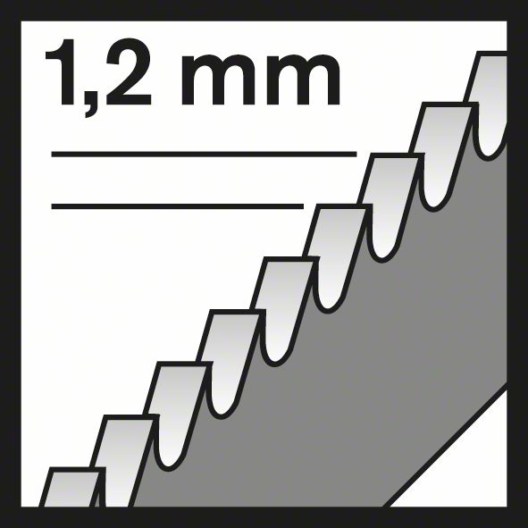 BOSCH Stichsägeblatt T 318 A Basic for Metal, 3er-Pack