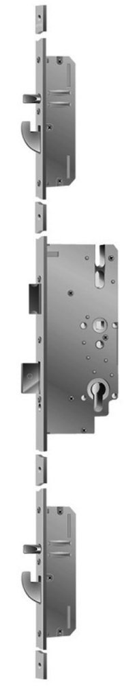 KFV Selbstverriegelnde-Mehrfachverriegelung GEN AS2602SLCB, 8/72 mm, kantig, Edelstahl