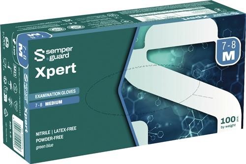 SEMPERMED Einw.-Handsch.SEMPERGUARD XPERT Gr.7-8 blau Nitril 100 St./Box