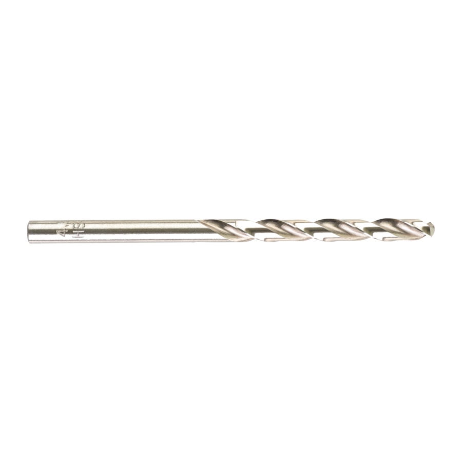 MILWAUKEE 4,6 x 80 mm, HSS-G Metallbohrer HSS-G THUNDERWEB DIN 338 10er Pack