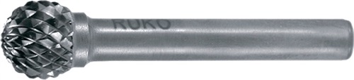 RUKO Frässtift KUD Schaft-D.6mm D.10mm Kopf-L.9mm HM Blank Verz.KVZ 4 RUKO
