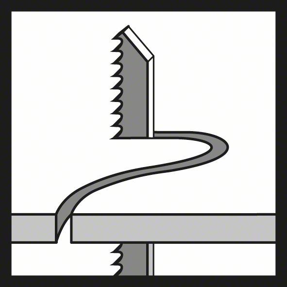 BOSCH Säbelsägeblatt S 422 BF, Flexible for Metal, 2er-Pack