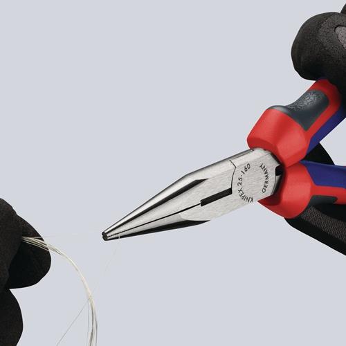 KNIPEX Flachrundzange L.160mm flach/rund ger.pol.Comfort-Griff KNIPEX KNIPEX Flachrundzange L.160mm flach/rund ger.pol.Comfort-Griff KNIPEX