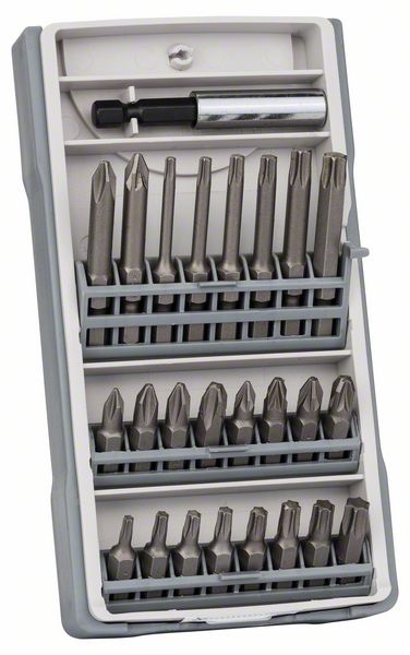 BOSCH Schrauberbit-Set, 25-teilig, 25 mm, 49 mm, mit Bitholder