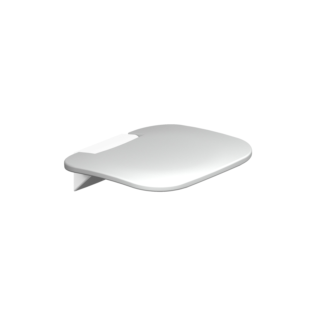 KWS Duschklappsitz A100 447x408mm lichtgrau / anemonenweiß