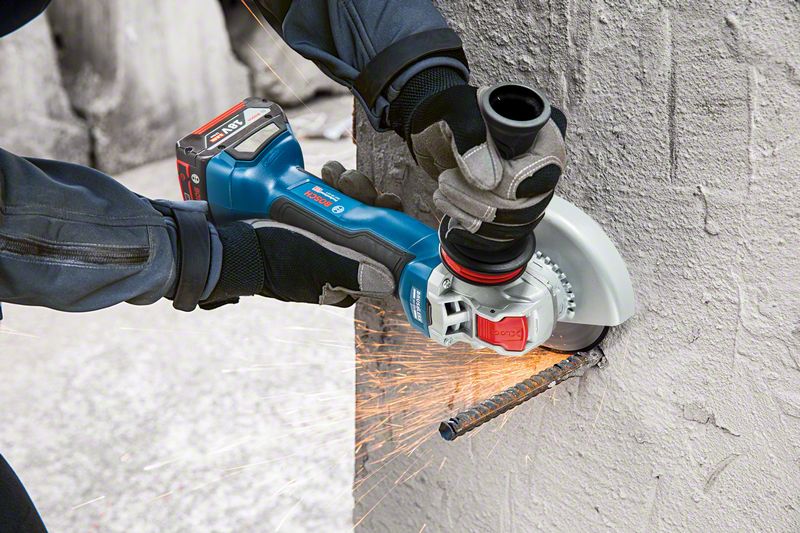 BOSCH Akku-Winkelschleifer mit X-LOCK GWX 18V-10 P, (solo, L)