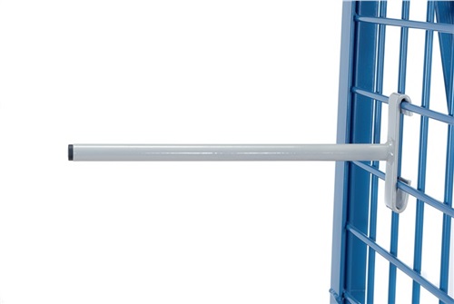 FETRA Rohrträger L.300mm STA lichtgrau D.27mm f.Werkstückwagen