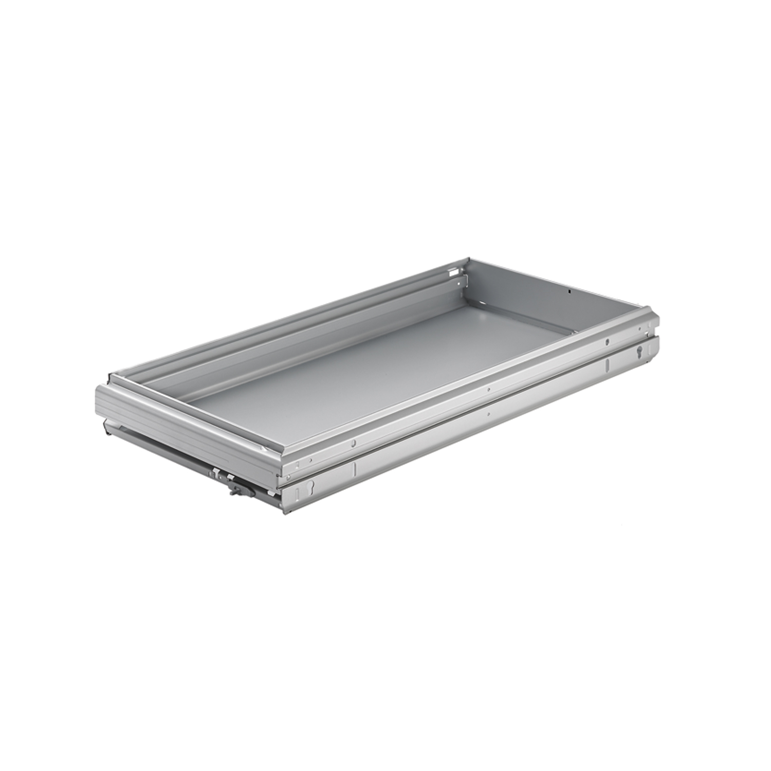 HETTICH Breitwandschub Systema Top 2000, Schranktiefe 400 mm, 1136 x 352, Aluminium Optik, 9011929