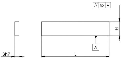 AMF Parallelanschlagpaar Nr.6350 f.Nutbreite 18mm H.63mm AMF