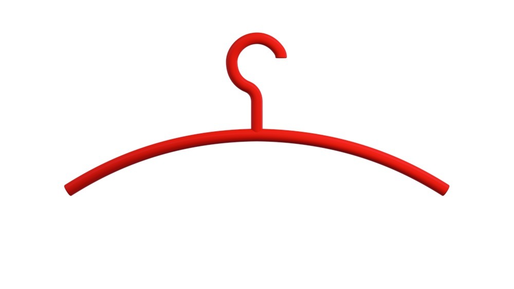 HEWI Kleiderbügel 570.1B, Polyamid