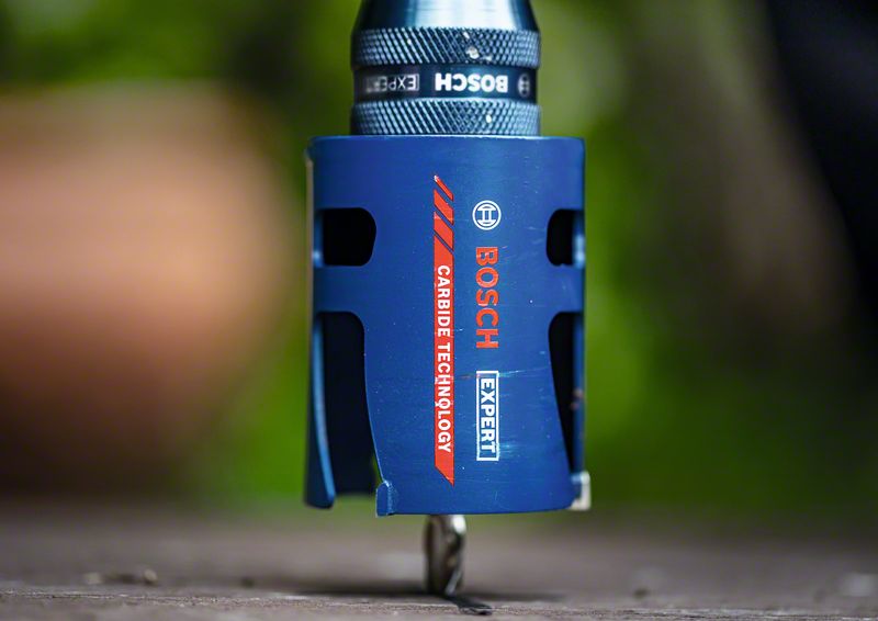 BOSCH EXPERT Construction Material Lochsäge, 54 x 60 mm. Für Dreh- und Schlagbohrer