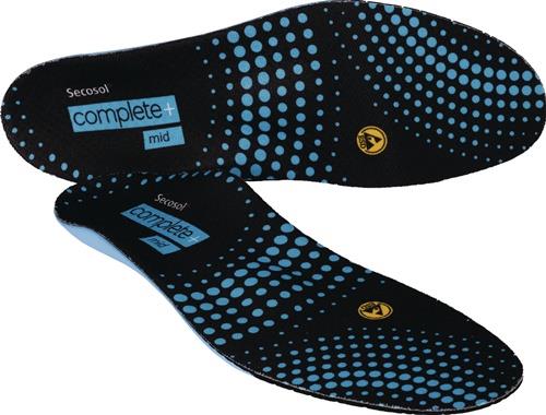 SECOSOL Einlegesohle SECOSOL® COMPLETE+ MID Gr.42 schwarz/blau