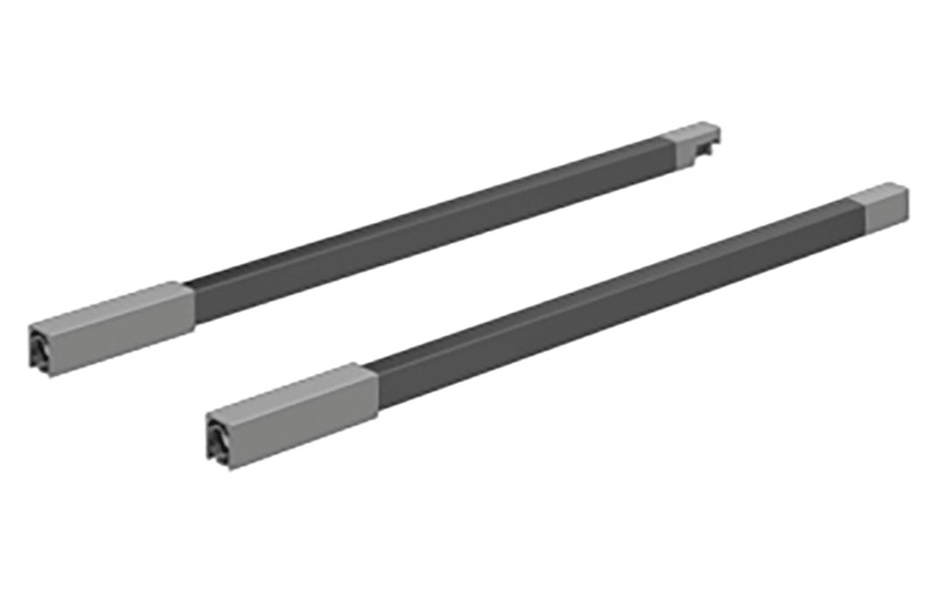 HETTICH Doppelreling InnoTech Atira, 520 mm, rechts, anthrazit, 9195049