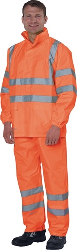 PREVENT Warnschutz-Regenjacke Gr.XL orange PREVENT