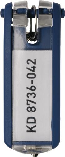 DURABLE Schlüsselanhänger Key Clip dunkelblau Ku.
