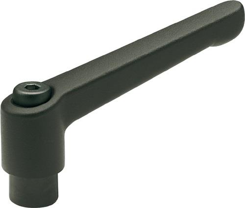 GANTER Verstellbarer Klemmhebel GN 300 d1 M 10mm l1 78mm IG GANTER