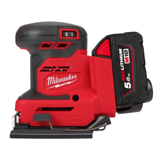 MILWAUKEE Akku-Exzenterschleifer M18BQSS-502B