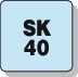 PROMAT Flächenspannfutter DIN 69871AD Weldon Spann-D.8mm SK40 A.-L.100mm PROMAT