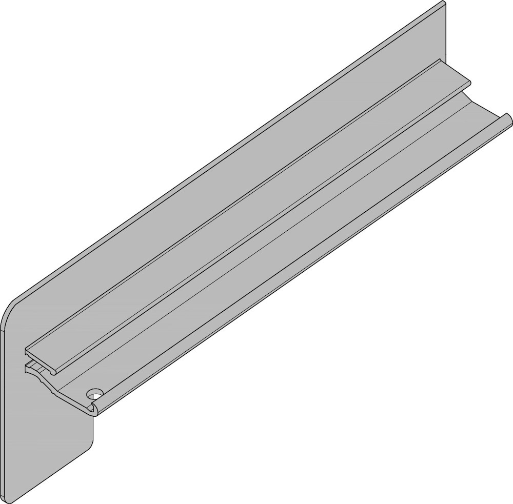 GUTMANN Bordstück B 404 AL, 165 mm, dunkelbraun