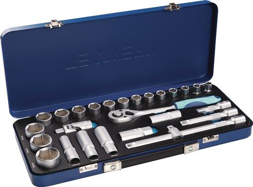 TECWERK Steckschlüsselsatz 27-tlg.1/2 Zoll SW 10-32mm Z.36 6KT TECWERK