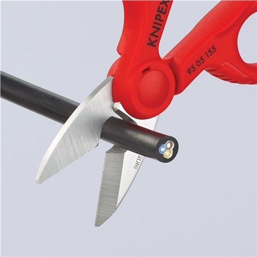 KNIPEX Elektriker-/Handwerkerschere L.155mm 2-K.-Hüllen KNIPEX