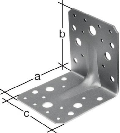 GAH Schwerlastwinkelverbinder 105x105x90mm Anz.Löcher4/22 S.3mm GAH