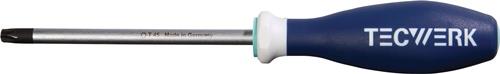 TECWERK Schraubendreher Gr.T 45 Klingen-L.130mm 3K-Griff Rundkl.TECWERK TECWERK Schraubendreher Gr.T 45 Klingen-L.130mm 3K-Griff Rundkl.TECWERK