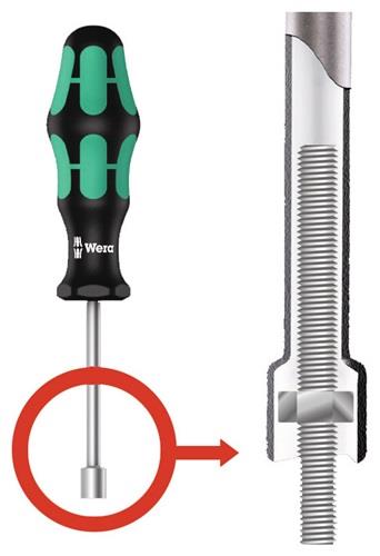 WERA Sechskantsteckschlüsselsatz 395 HO 7-tlg.2K-Griff WERA