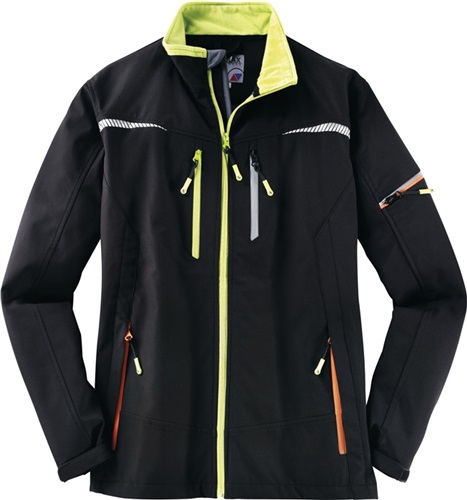 TERRAX Softshelljacke Terrax Workwear Gr.XL schwarz/limette TERRAX