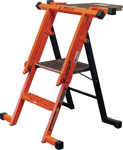 MONDELIN Trittleiter MULTI-X Stufen 2 Plattform-H.470mm MONDELIN