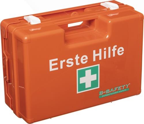 B-SAFETY Erste Hilfe Koffer DIN 13157-2021 B310xH210xT130ca.mm orange B-SAFETY
