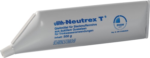 ULITH Gleitmittel NEUTREX T gräulich Einsatzgebiet f.Gussrohre 500ml Tube ULITH