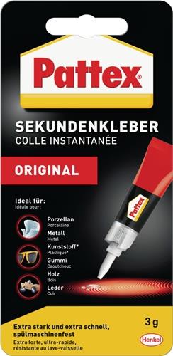 PATTEX Sekundenkleber Classic 3g farblos Tube PATTEX