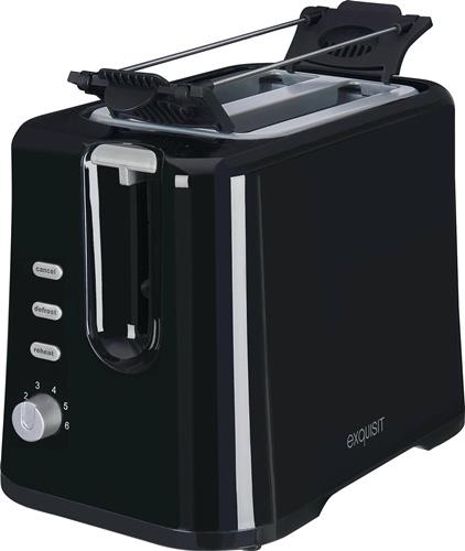 Nordwest 2-Schlitz Toaster TA 3102 swi 870 W schwarz-Inox ,2 Toastscheiben