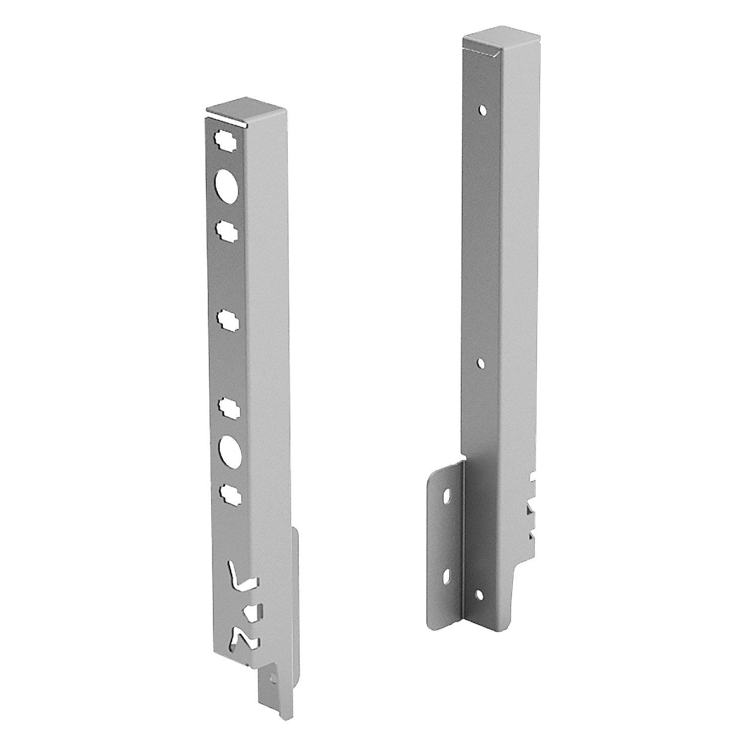 HETTICH Set Rückwandverbinder ArciTech 250 mm, silber, links und rechts, 9150645