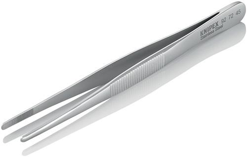 KNIPEX Präzisionspinzette L.145mm ger.Spitzen-B.3,5mm rostfrei,antimagn.säuref.KNIPEX