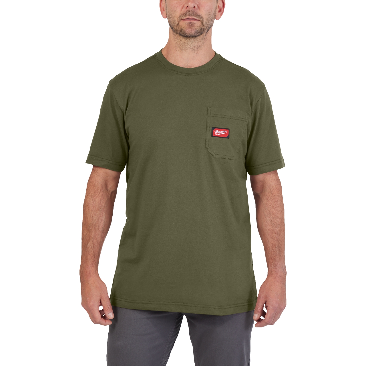MILWAUKEE Arbeits-T-Shirt grün mit UV-Schutz WTSSGN-M MILWAUKEE Arbeits-T-Shirt grün mit UV-Schutz WTSSGN-M