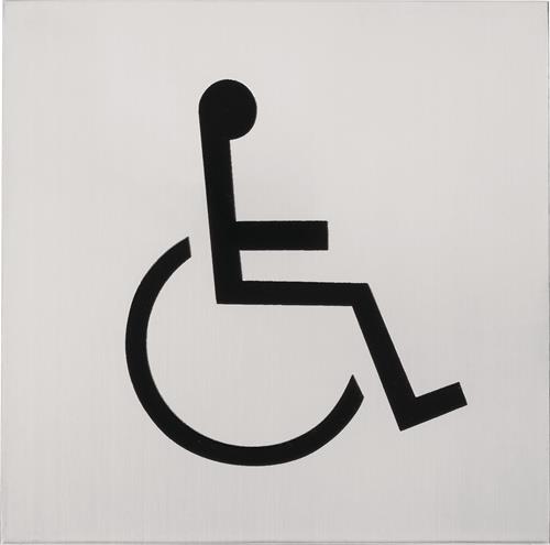 TECWERK Hinweiszeichen NW-4600-3 VA Farb-Nr.60 B.126mm H.126mm TECWERK