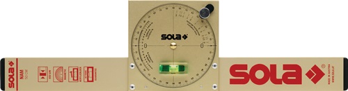 SOLA Neigungswasserwaage NAM 50 T 50cm Alu.gold m.Magnet SOLA