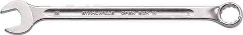 STAHLWILLE Ringmaulschlüssel OPEN-BOX 14 SW 21mm L.280mm Form B CR-A-STA STAHLWILLE