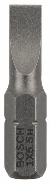 BOSCH Schrauberbit Extra-Hart S 1,0 x 5,5, 25 mm, 3er-Pack