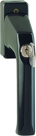 HOPPE® Fenstergriff absperrbar London 013S/U11Z 200NM, ohne Schrauben, Aluminium, 6958730